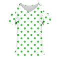 thumbnail image 3 of FAIWAD Hauts d'Été pour Femmes, Tuniques à Épaules Dénudées à Pois, Hauts à Bretelles Chaîne, Blouses Décontractées Chic Confortables, Hauts, 3 of 4