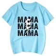 thumbnail image 4 of T-Shirts d'Été pour Filles, Imprimé Lettres, Manches Courtes, Basiques, Col Rond, Sport, Taille 8-9T, 4 of 4