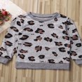 thumbnail image 3 of Hauts Assortis pour la Famille Mère Fille Fils Chemise Léopard à Manches Longues, 3 of 6
