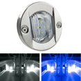 thumbnail image 4 of Bgsha 1PC White Round Marine Boat LED Stern Light Cabin Deck Courtesy Light Waterproof, 4 of 5