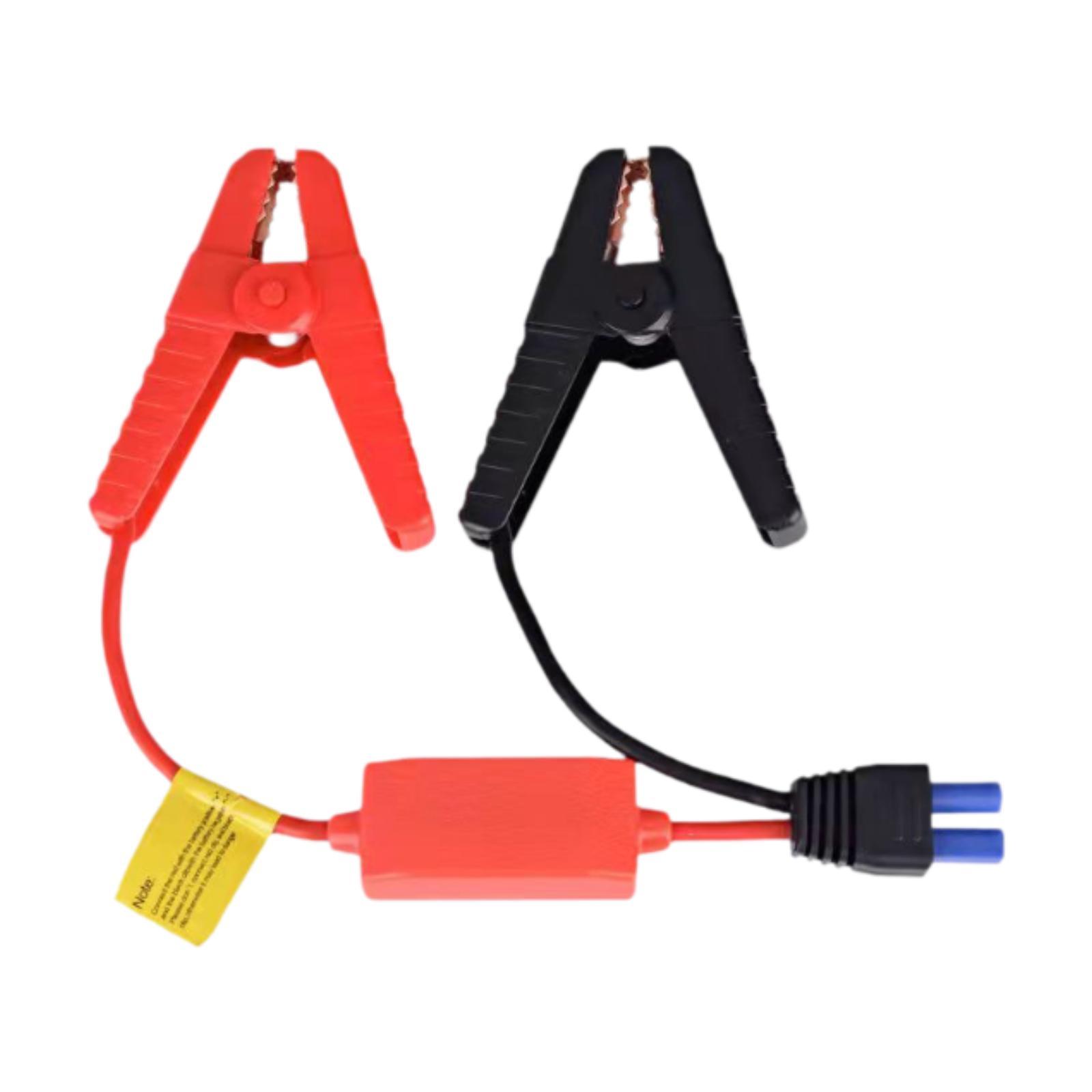 Ruiboury Cars Jump Starter Clamps Emergency Cable  for Alligator Clamps Cars Adapter