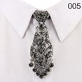 thumbnail image 2 of Cravate en Strass Mode Ajustable Cravate de Fête Cravate en Strass pour Hommes Femmes, 2 of 10