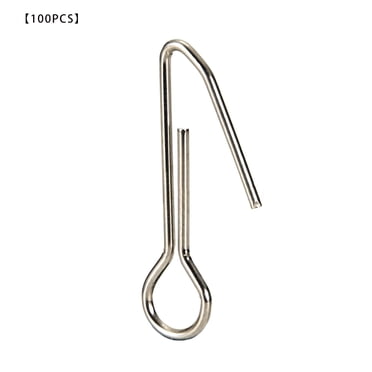 Baohd 100pcs/set Fishing Hook Stainless Steel Fishing Lure Hook Snap Fishhook Fishing Pin Accessory