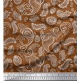 thumbnail image 1 of Soimoi Silk Fabric Paisley Block Print Fabric by Yard 42 Inch Wide, 1 of 3