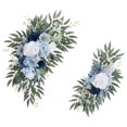 thumbnail image 1 of 2 Pcs Artificial Wedding Arch Flowers Artificial Rose Petals Decorative Garland, 1 of 9