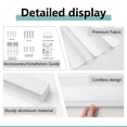 thumbnail image 4 of KALYSIE Cordless Zebra Blinds for Windows, Free-Stop Pull Down Roller Window Shades with Valance, Light Filtering Dual Layers She, 4 of 6