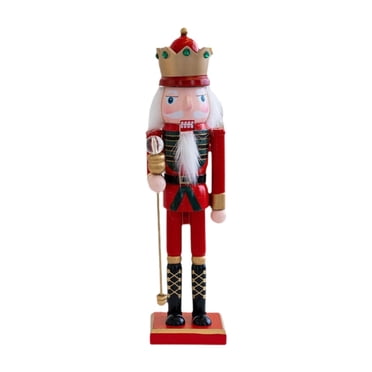 veasfak Figurine de Casse-Noisette Décorations de Noël Centre de Table Traditionnel Ornement C