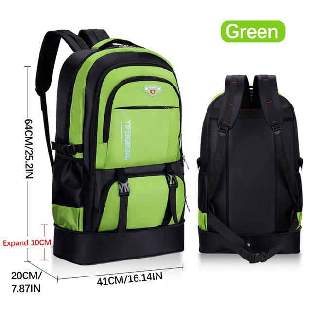 TopLLC Travel Backpack For Mountaineering, Large Backpack Men's Large Travel Backpack Mountaineering Outdoor Large Capacity Luggage Backpack
