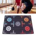 thumbnail image 4 of Basketball Dribbling Training Blanket, Black Non Slip Basketball Footstep Training Mat 3mm Thickened  For Indoor, 4 of 8