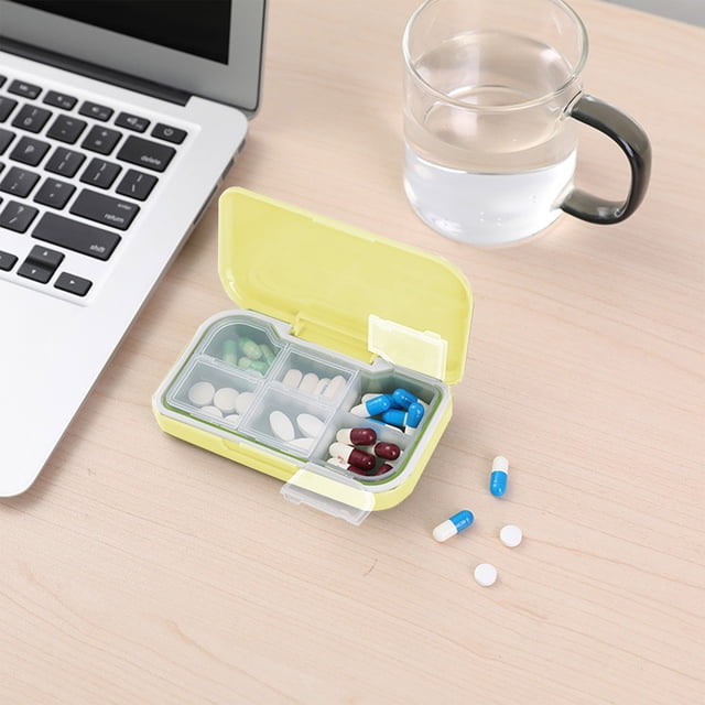 Chmadoxn Closet Organizers and Storage, Organization and Storage, Storage Bins, Storage Containers Portable Drying 6 Compartments Double-layer Sealing Ring Portable Vc Storage Box storage boxes