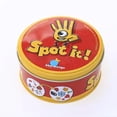 thumbnail image 1 of Spot It Playing Card Game With Metal Box Clear Printing Enjoy It For Family For Kids 6 Years Old+, 1 of 9