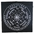 thumbnail image 2 of Tarot Tablecloth Divination Tarot Card Pad Board Game Pendulum Runes Table Cloth 30x30cm, 2 of 5