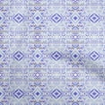 thumbnail image 1 of oneOone Velvet Light Blue Fabric Tribal Sewing Craft Projects Fabric Prints By Yard 58 Inch Wide, 1 of 5