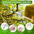 thumbnail image 2 of Uxcell 4-Pack Bypass Pruning Shears for Garden, 6.6 Inch Stainless Steel Scissors, 2 of 6