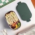 thumbnail image 4 of Glass Storage Containers Durable Freezer Containers With Lids 48W Electric Lunch Box Food Heater, 110V Upgraded Leakproof Heating Lunch Box For Work/Car/Truck/Office With 1L Removable, 4 of 7