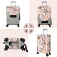 thumbnail image 4 of Travel Luggage Cover Suitcase Protector Fits 18-32 Inch Luggage Wheel Covers Patterned Travel Related Items Flower Luggage Protector Elastic Luggage Anti-scratch Suitcase Cover XL, 4 of 5