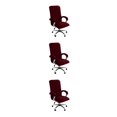 thumbnail image 2 of VONKY 3pack/lot Chair Cover Thickened And Anti-Skid Stay Securely In Place For Added Dust-proof Polyester wine red L 3Set, 2 of 6