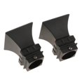thumbnail image 2 of 2 Pcs Embouts de Tringle à Rideaux Tête de Tringle pour Tige de Ø 28 mm Tour Carrée#Noir, 2 of 9