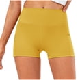 thumbnail image 1 of Plebaso Womens High Waist Yoga Shorts with Pockets Workout Athletic Shorts Stretch Compression Biker Shorts, 1 of 4