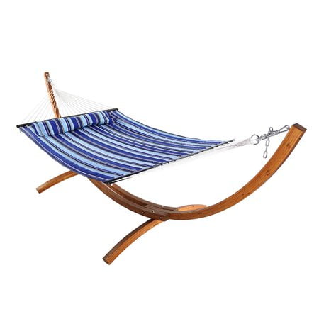 Sunnydaze Quilted Double Fabric 2-Person Hammock w