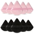 thumbnail image 1 of chock 10 Pieces Powder Puffs Triangle Cosmetic Powder Puff Reusable Soft Plush Powder Sponge Makeup Foundation Sponge For Face Body Loose Powder Wet Dry Makeup Tool, 1 of 5