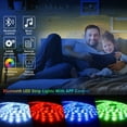 thumbnail image 4 of Bande Lumineuse LED Bluetooth 65,6 Pi/20 m 5050 RVB, Bandes Lumineuses Synchronisées avec la Musique, Changement de Couleur, Guirlandes Lumineuses, Kit de Ruban Flexible avec Contrôleur d'Application pour Chambre, Maison, Cuisine, 4 of 7