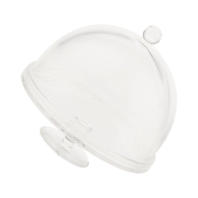 maskred Miniature 1/12 Scale Dessert Snack Can with Half Round Lid Clear 12th Type A 1Set