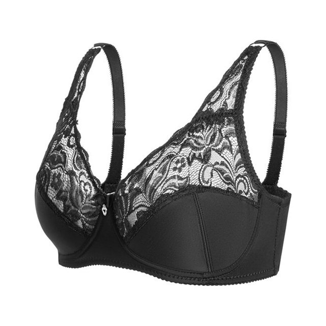 Kcodviy Women Comfort Lace Convertible Womens Bras No Underwire Front Closure Wireless Bralette Lace Bralettes Sports Bra with Padding for Women with Straps Pack of Bras for Women and Removable Pads