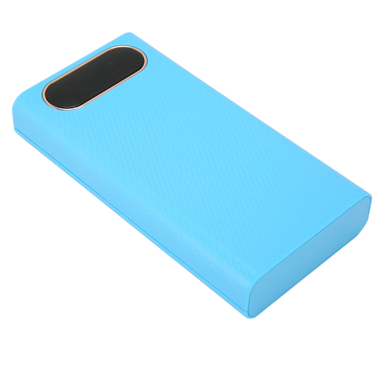 21700 Battery Charger Case, Blue 3 Input Ports 2 USB Output Port Portable 6x21700 Battery Power Bank Case  For Mobile Phones