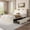 Off-white, variant on Eastvita Full-Size Boucle Bed Frame with Charging Station/LED Lights/4 Storage Drawers/Storage Headboard. No Box Spring Needed. Wood Slats for Noise-Free Sleep. Beige Color.