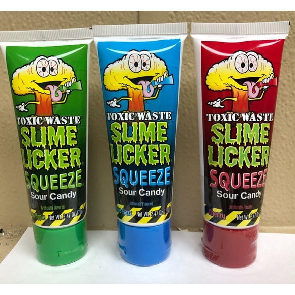 Toxic Waste Slime Licker Squeeze Sour Candy