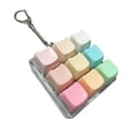 thumbnail image 3 of Xuanheng Keyboard Clicker Toy Adults Gifts Funny Lightweight Cube Keyboard Fidget Toy Rainbow Bear, 3 of 8