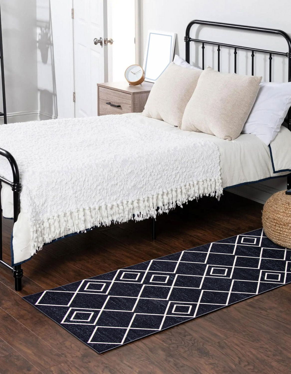 ECARPET Washable Geometric Area Rug & Runner for Living Room, Bedroom, Kitchen, Hallway