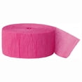 thumbnail image 1 of Hot Pink Crepe Streamer, 81 ft, 1 of 2