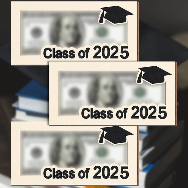 Graduation Wallet – Personalized Cash Clip Money Holder , Engraved Gift for Graduates – Son, Daughter, Friend (Sleek & Functional Design) Black