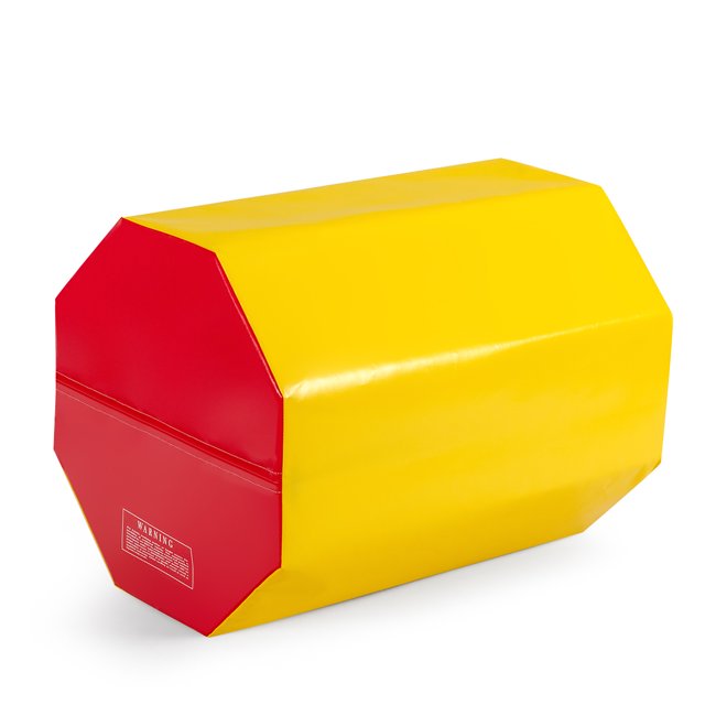 Costway 25''x30'' Octagonal Tumbler Gymnastics Mat Kids Skill Shape Exercise Home Gym