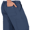 thumbnail image 5 of Perflex Men's Stretch Scrub Pants in Blue XLarge  | Relaxed Fit with Elastic Waistband & Multi-Pocket Design, 5 of 5