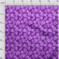 thumbnail image 3 of oneOone Viscose Chiffon Purple Fabric Tropical Leaf Sewing Craft Projects Fabric Prints By Yard 42 Inch Wide, 3 of 5