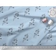 thumbnail image 3 of Soimoi Blue Poly Georgette Fabric Berries Fruit Print Sewing Fabric Yard 42 Inch Wide, 3 of 3