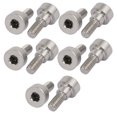 thumbnail image 1 of Unique Bargains 10pcs 304 Stainless Steel Hex Socket Shoulder Bolt 8mm Shoulder Dia 4mm Shoulder Length M6 Thread, 1 of 3