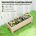 thumbnail image 4 of Outsunny 3.3 x 1.2 x 1.2 ft Garden Raised Bed Planter Grow Containers, 4 of 10
