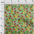 thumbnail image 2 of oneOone Cotton Silk Green Fabric Tropical Sewing Craft Projects Fabric Prints By Yard 42 Inch Wide, 2 of 5
