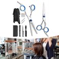thumbnail image 4 of Haircut Scissors Kit,10pcs Hair Cutting Scissors Hair Cutting Scissors Shears Kit Hairdressing Scissors Set Reliable and Durable, 4 of 7