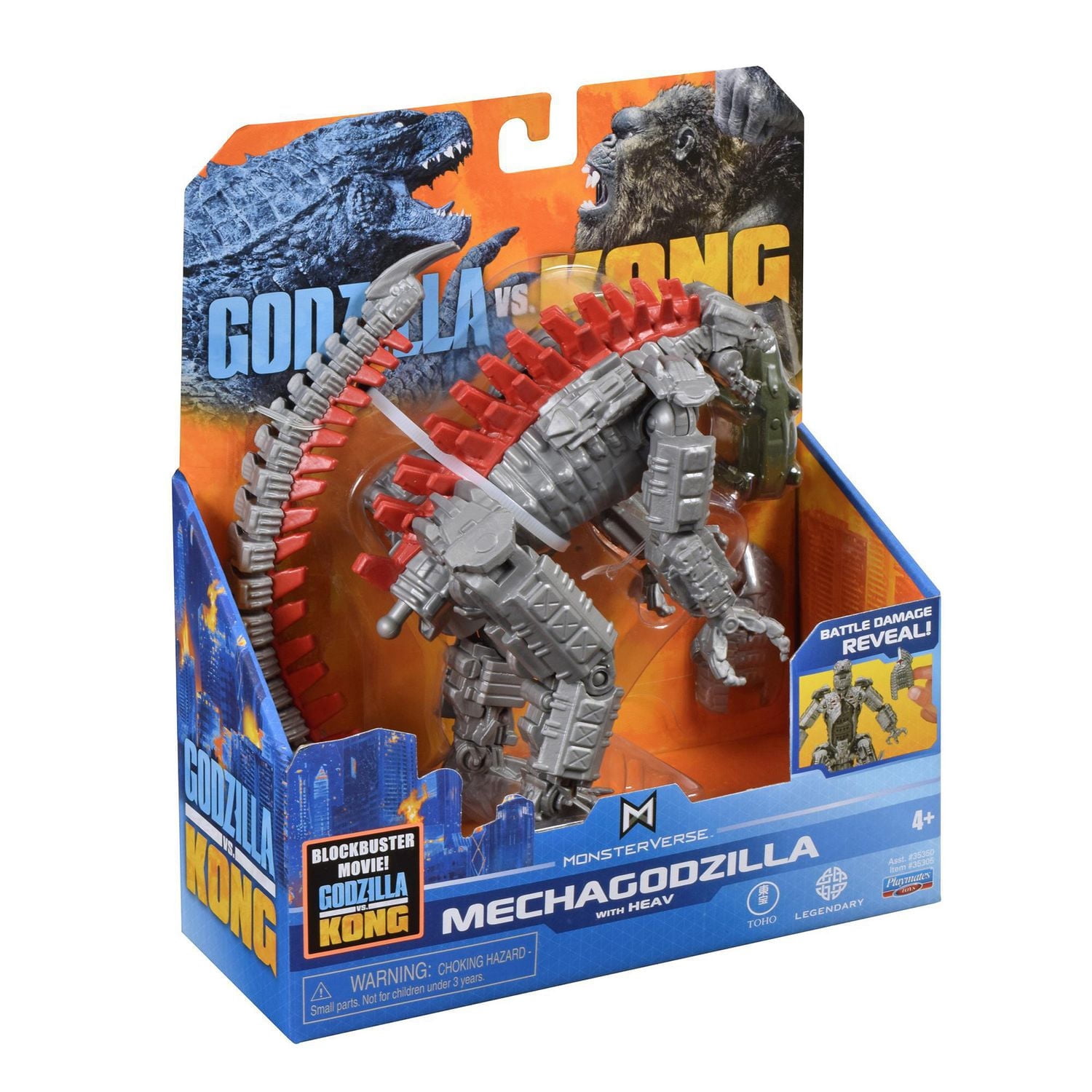 Playmates - Monsterverse - Godzilla Vs Kong - Mechagodzilla Figure 6" (15 cm)