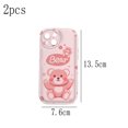 thumbnail image 2 of 2 Pcs Étui Mignonnes Dessin Animé, Coussin d'Air Animal TPU Compatible avec iphone14, 2 of 5