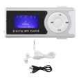 thumbnail image 1 of AMONIDA Earbud Auriculares Portable Sports MP3 Flashlight Mini Back‑Clip LCD Mini Screen Music Media Player Audifono Headset, 1 of 8