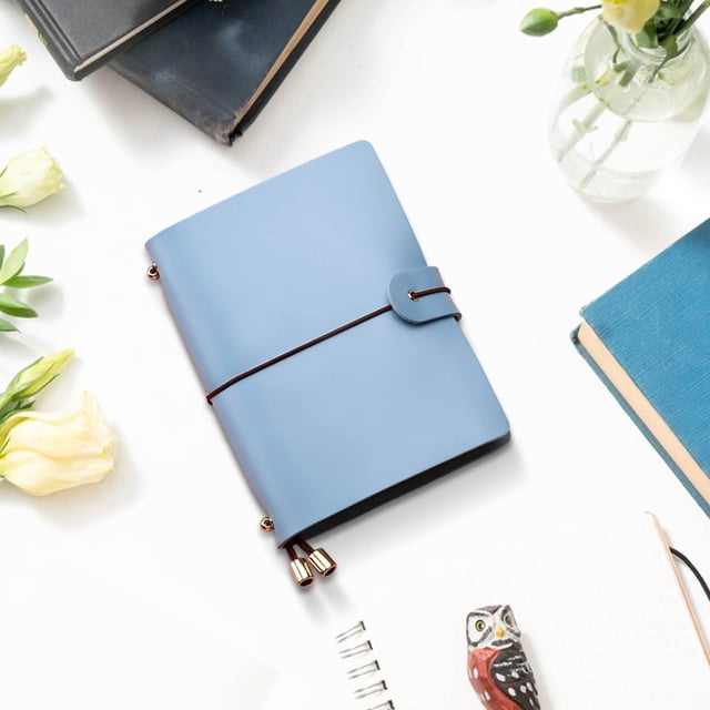 Tyidzon Notebook Leather Notebook Travel Diary Student Notebook, Back to School Supplies