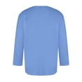 thumbnail image 3 of Hiiyo T-Shirt pour Homme Confortable Uni à Manches 3/4, Tailles M-XXXXXL, 3 of 6