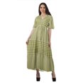 thumbnail image 1 of Moomaya Robes d'Été Imprimées à Manches Courtes pour Femmes, Tenue de Fête Décontractée, 1 of 4