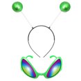 thumbnail image 1 of Lunettes et Bandeau Cosplay Style Alien 2 Pcs 10.2X7.5X1.6in pour Adultes et Enfants, 1 of 9